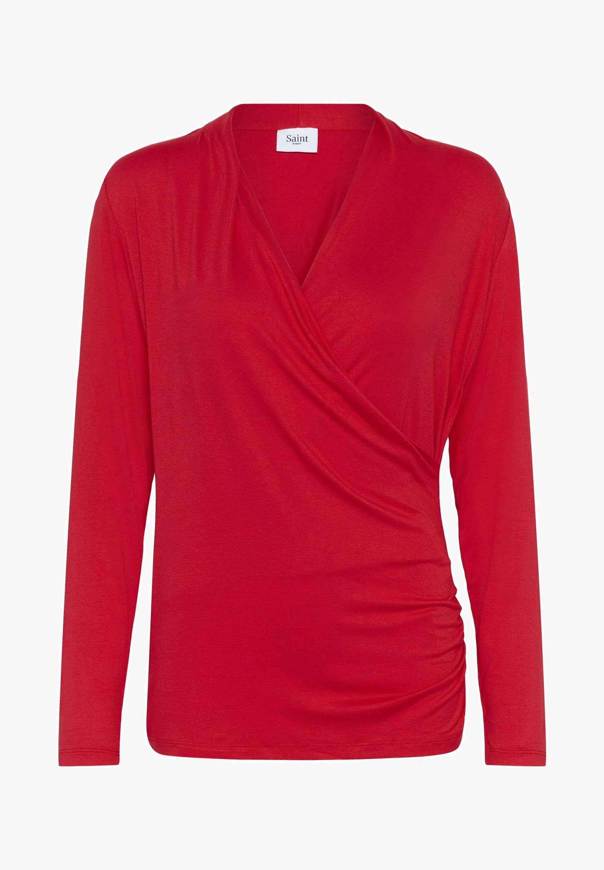 VIGGASZ WRAP Long Sleeve Top - Red