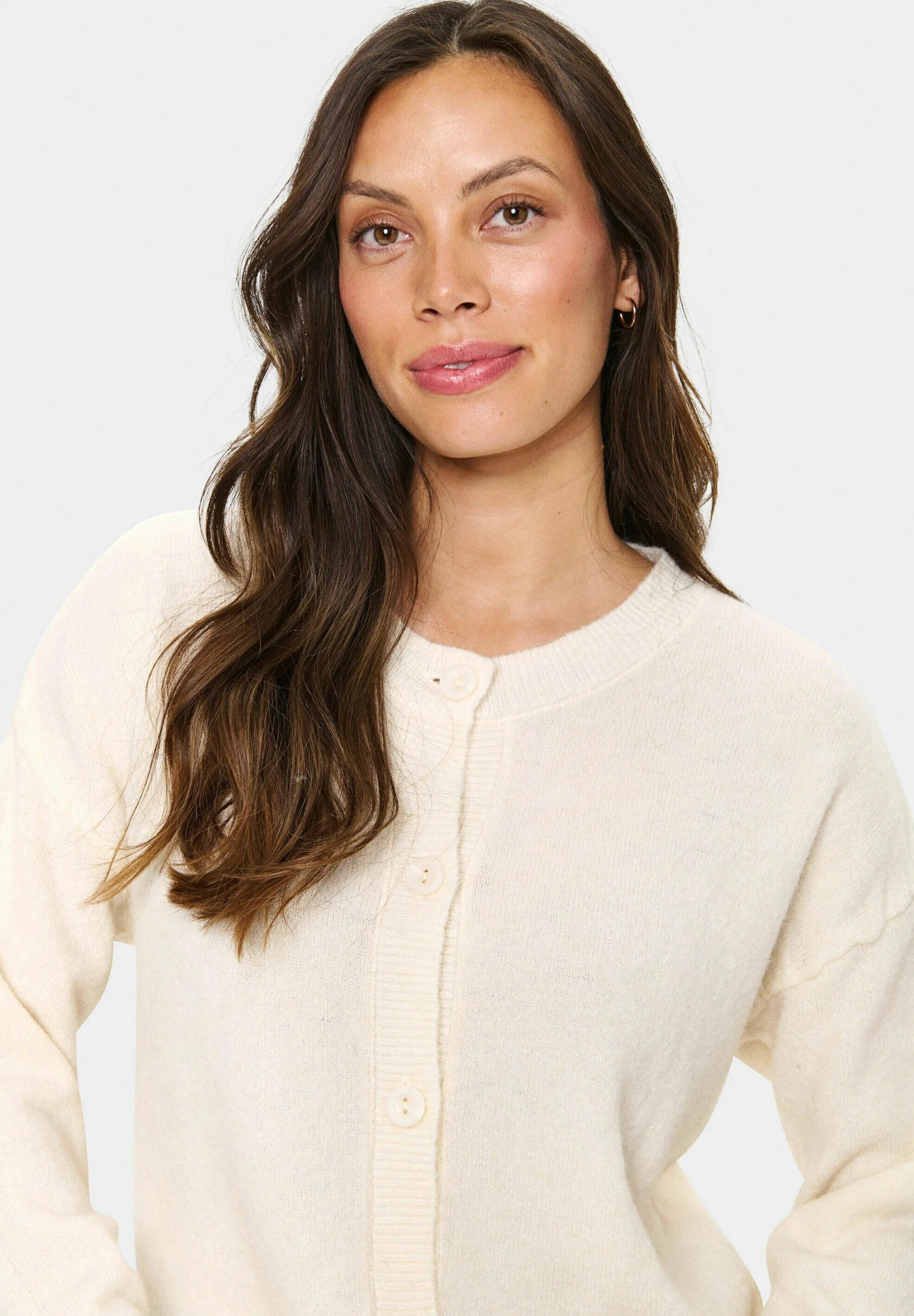 Saint Tropez SHELLYSZ Cardigan - Ice