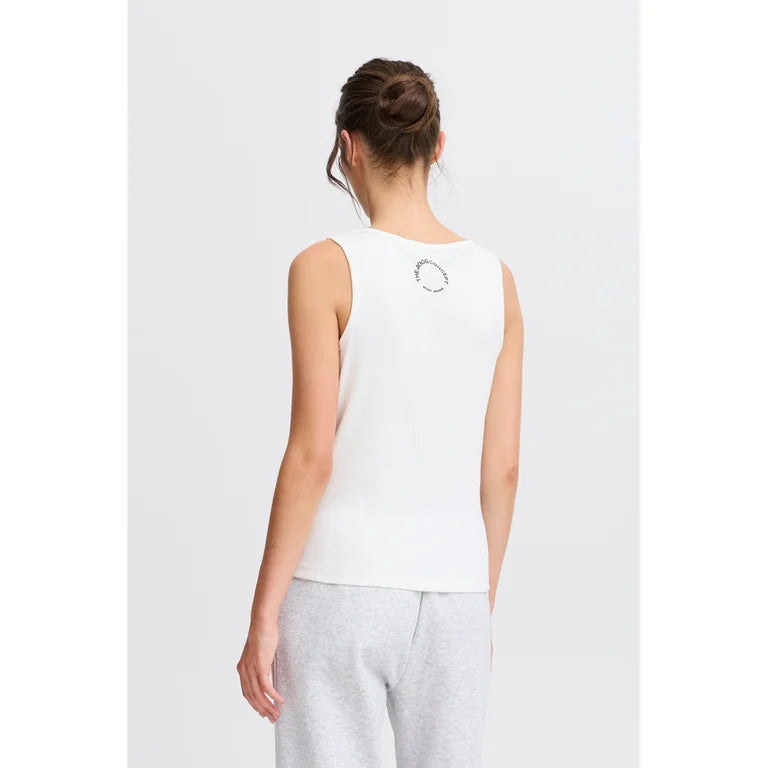 The Jogg Concept JCTonda Ribbed Tank Top - Off White