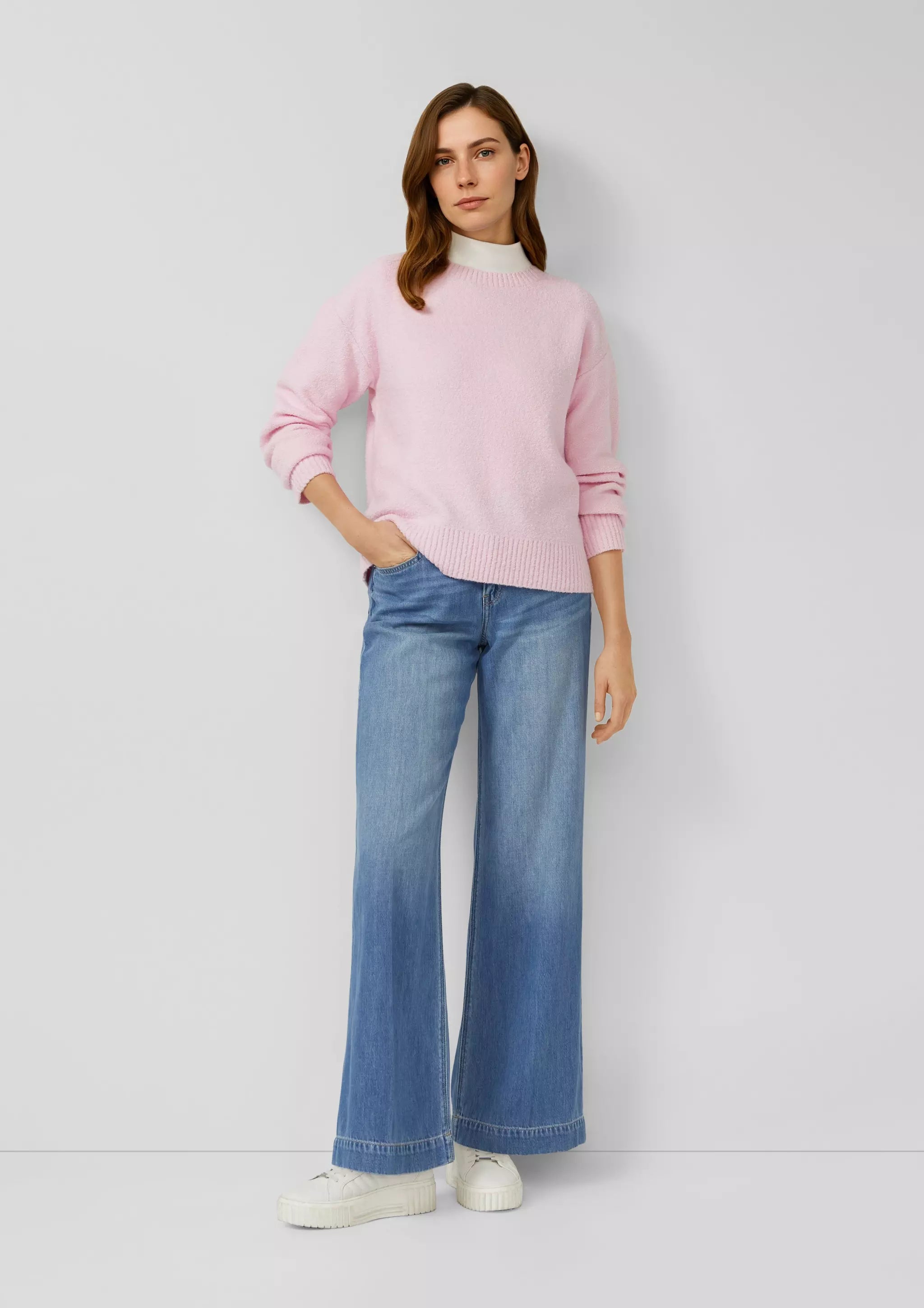 s.Oliver Relaxed fit bouclé sweater