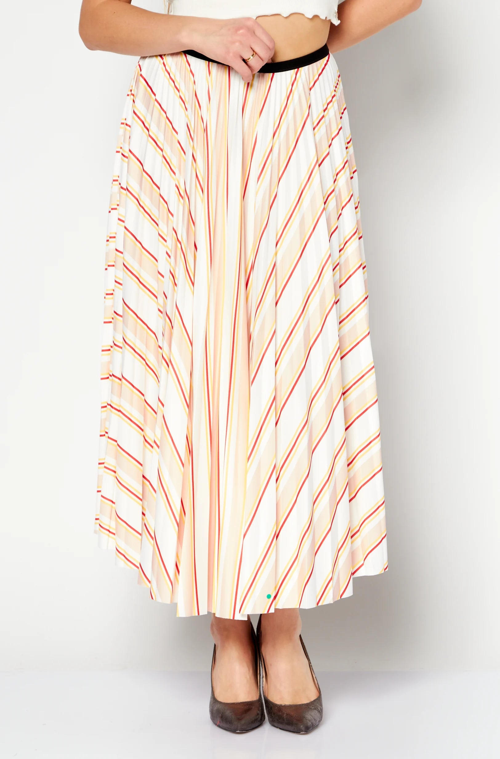 Lacoste Women's Pleated Maxi Skirt