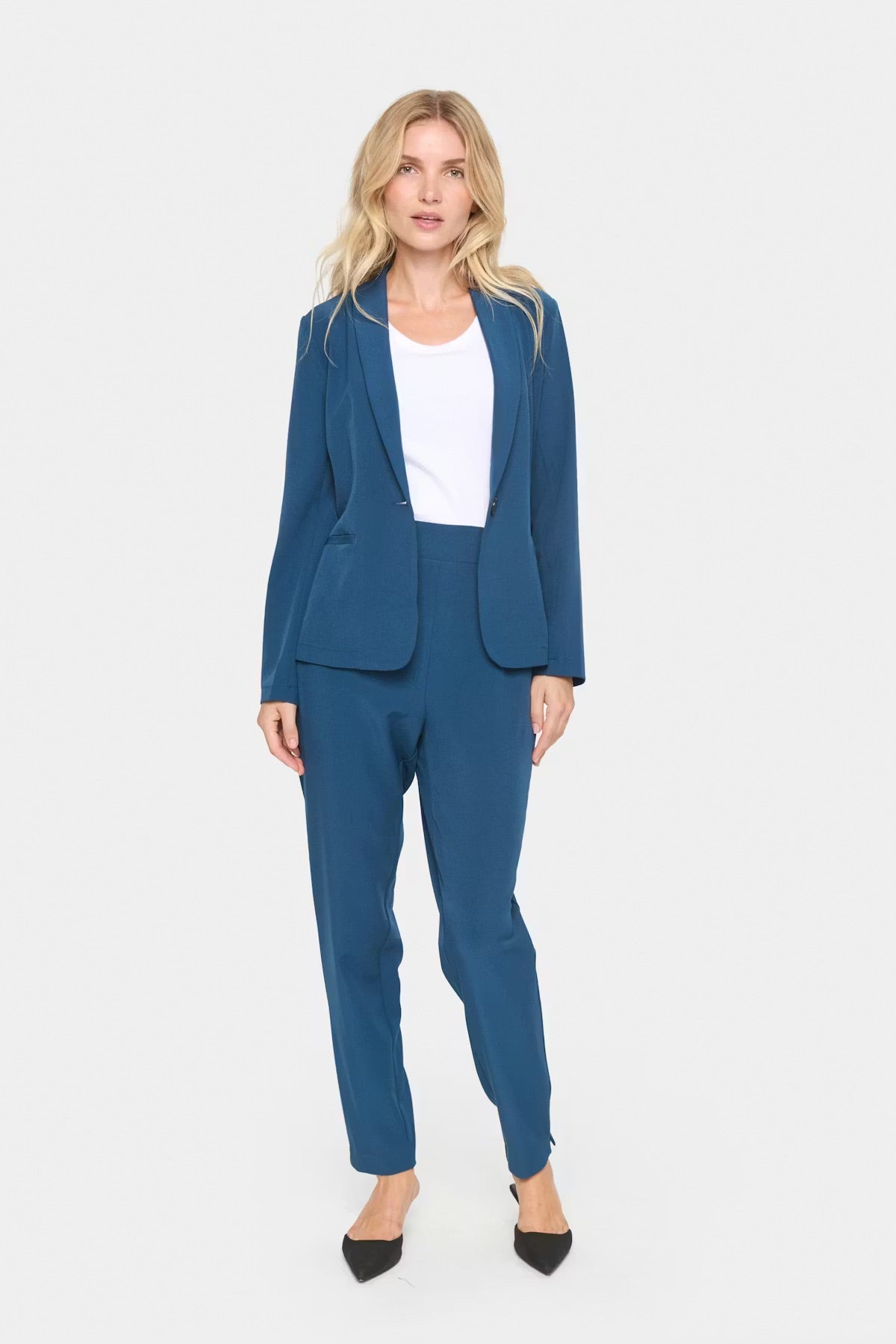 Saint Tropez CelestSZ Trousers - Teal Blue