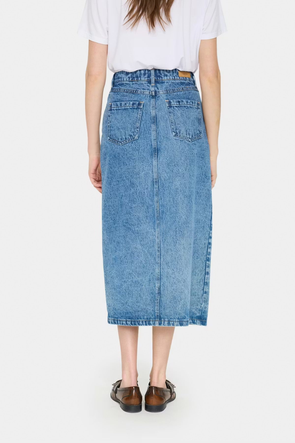 Saint Tropez GabiSZ Skirt - Light Blue Denim