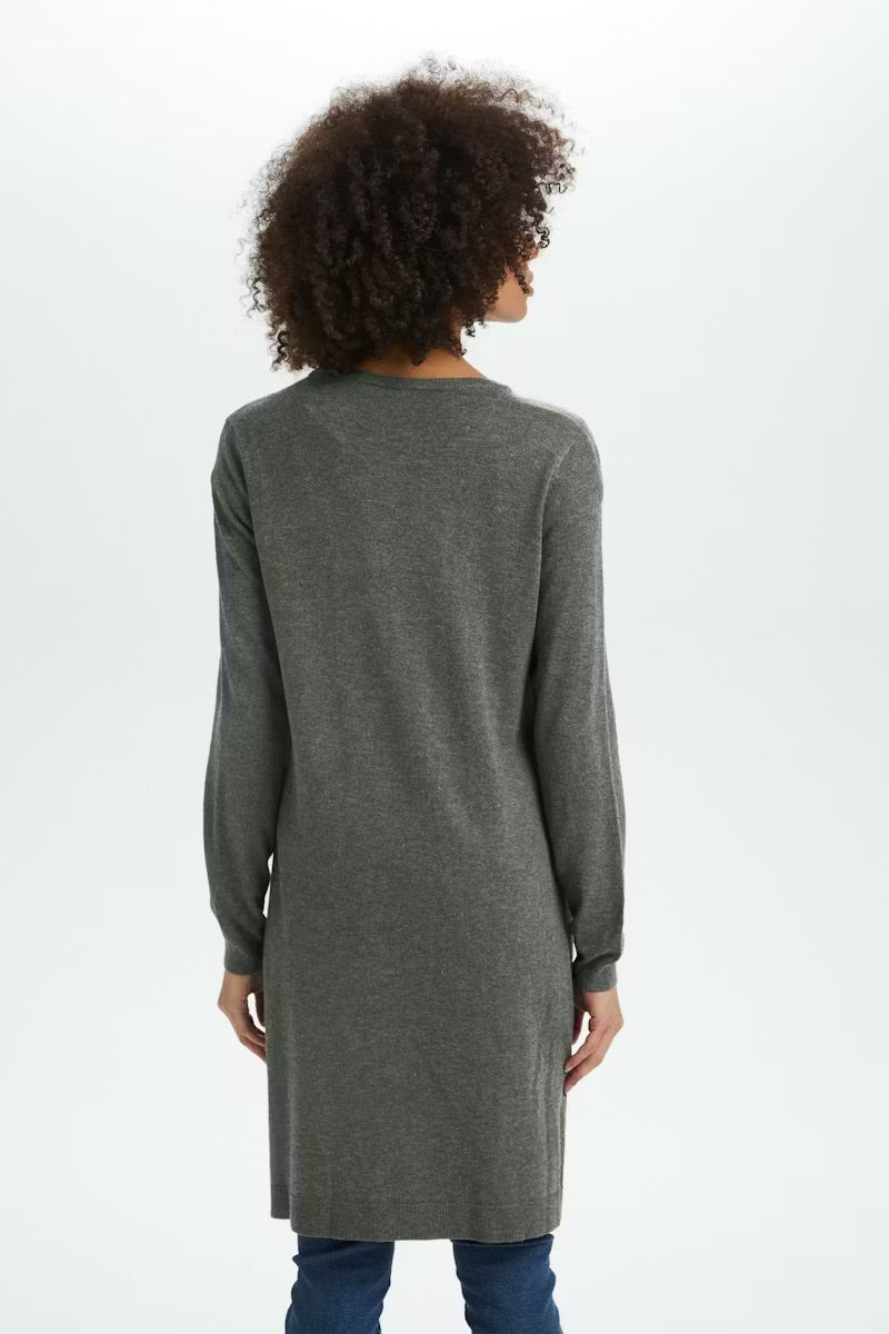 N2675 Long Cardigan with Pockets