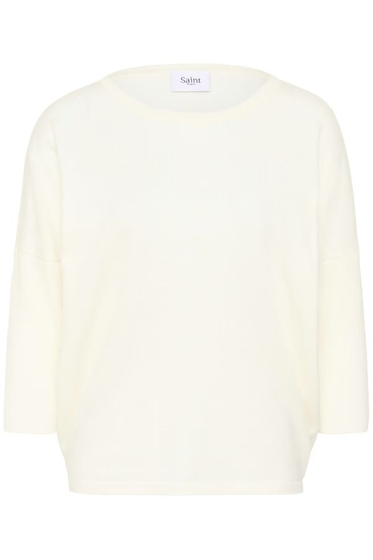 Saint Tropez MilaSZ R-Neck Sweater - White