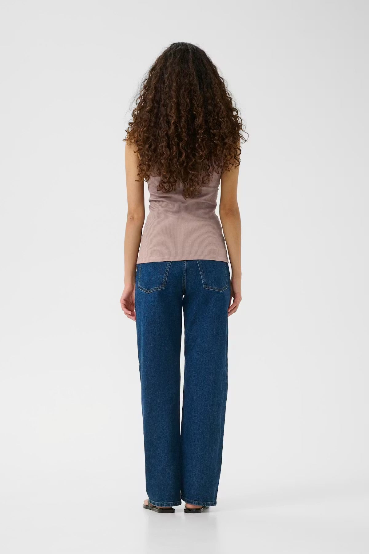 InWear DagnaIW Ribbed Turtleneck Top - Sleeveless Knit Tank