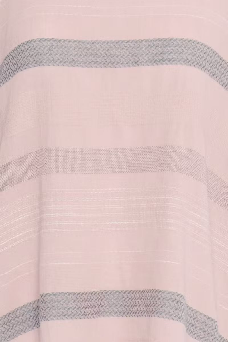 Sorbet SBKARLINE Blouse - Pink with Silver Stripes