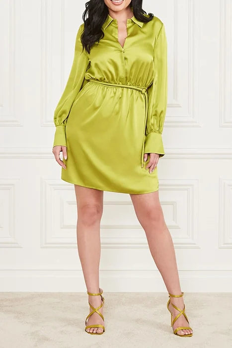 Marciano by Guess Elegant Satin-Finish Dress