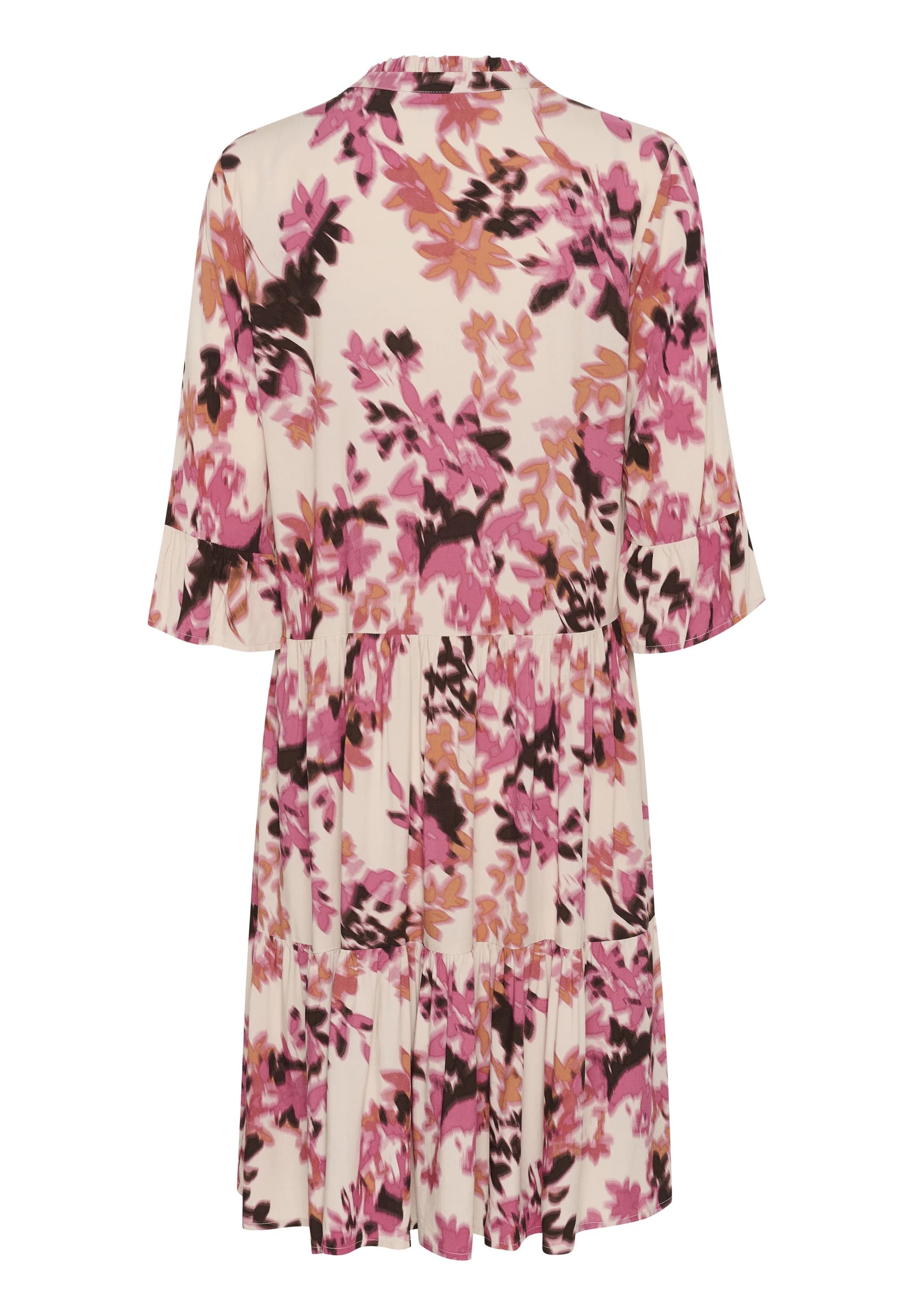 Saint Tropez Tiered Day Dress - Gray Chateau Blooms