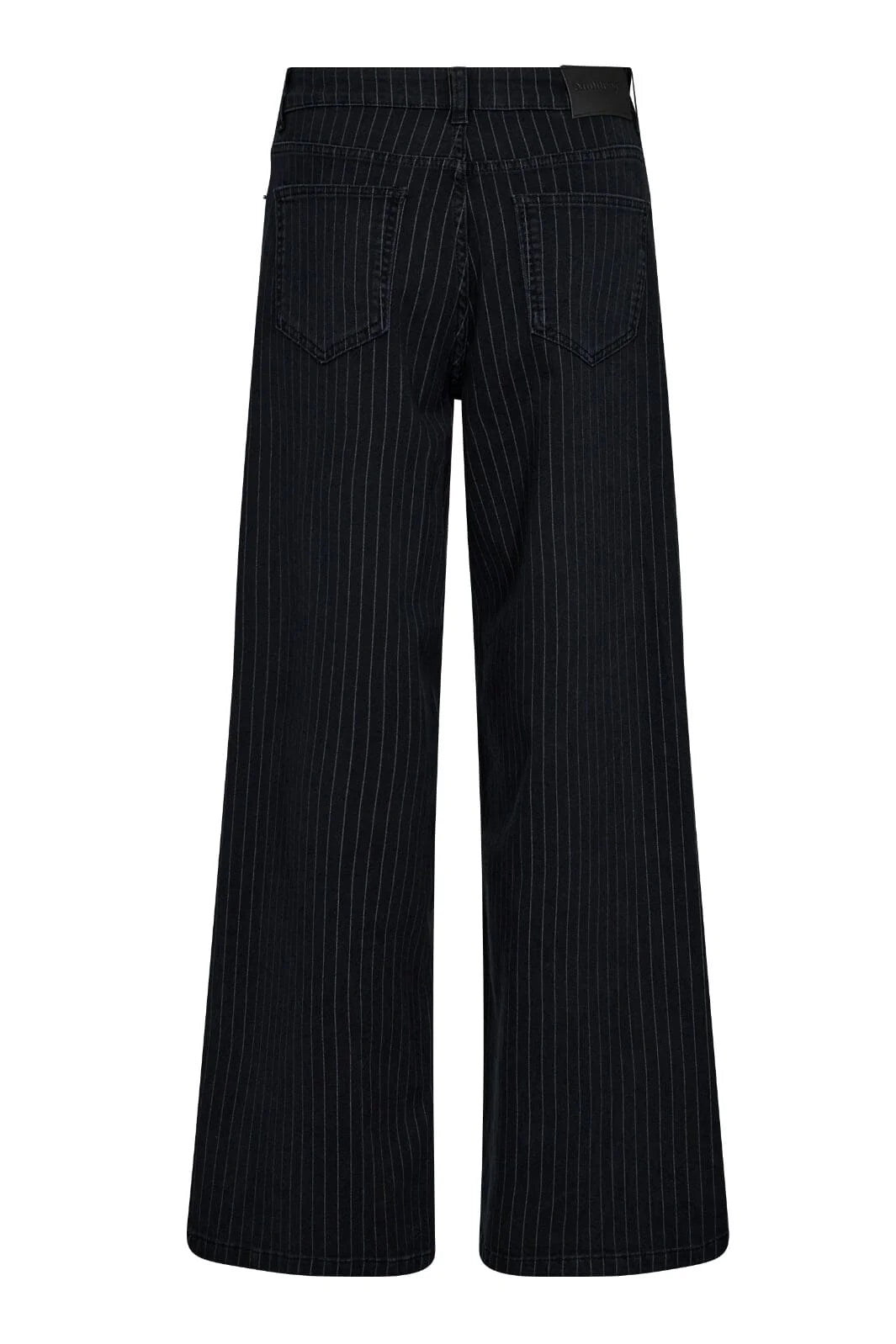 Co'couture Pincc – czarne jeansy z szerokimi nogawkami