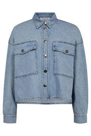 Co'couture Cindy CC – koszula jeansowa – sprany denim