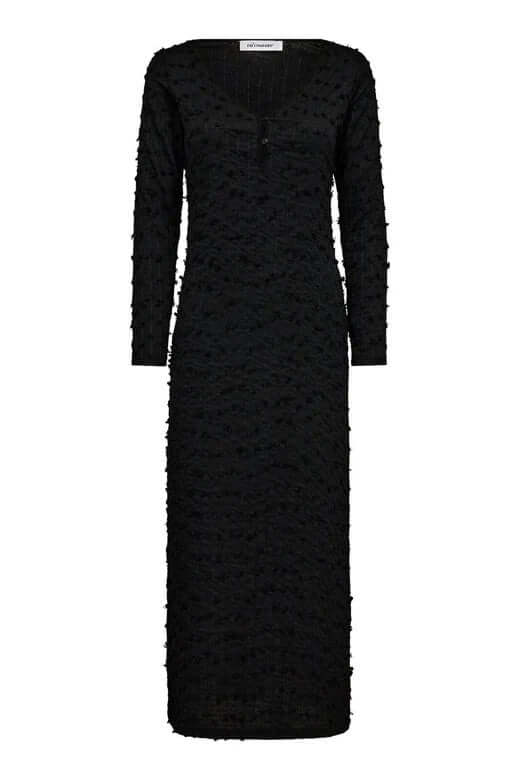 Co'couture Pompom CC – czarna sukienka