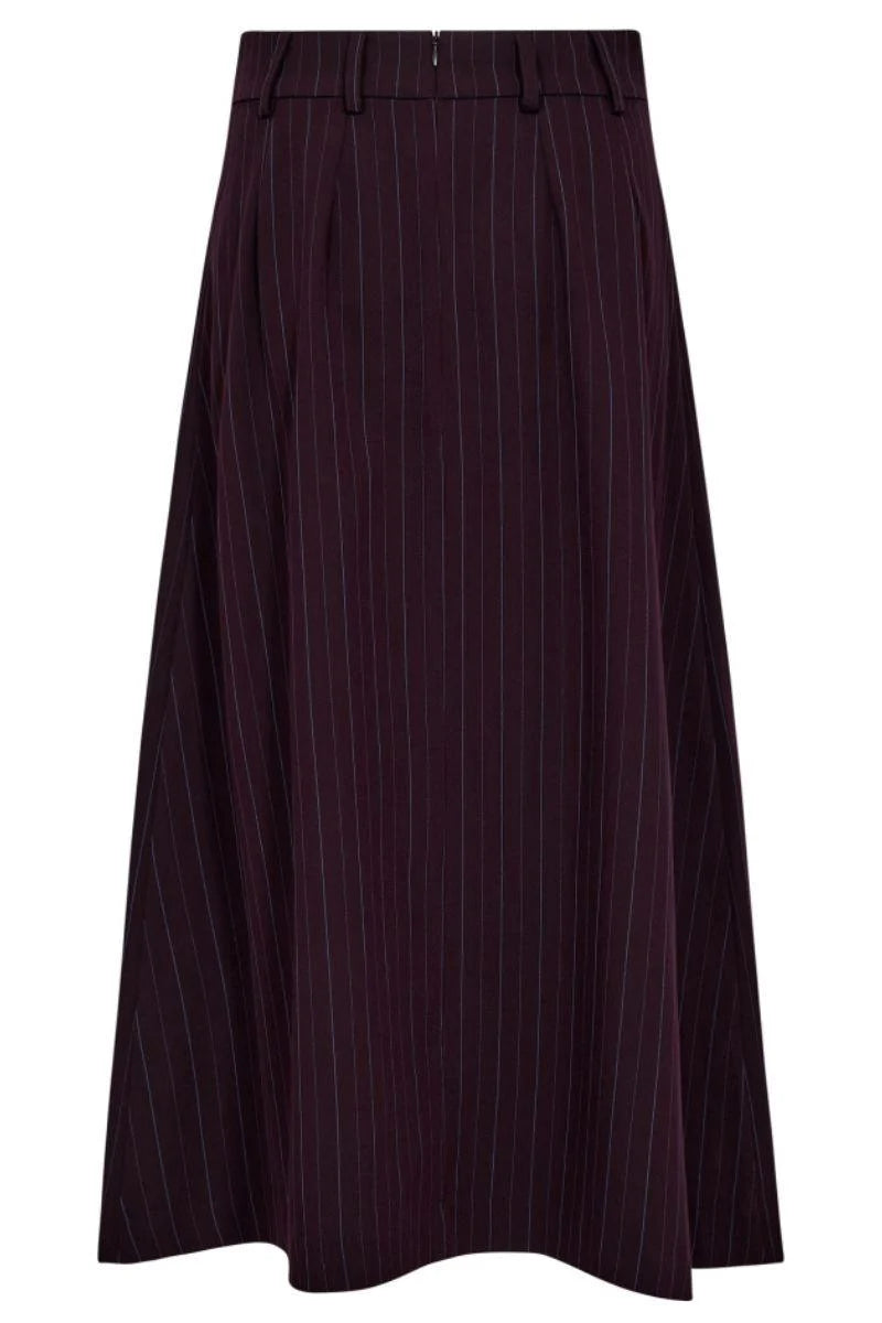 Co'couture Anya CC Trinny – plisowana spódnica – śliwkowa