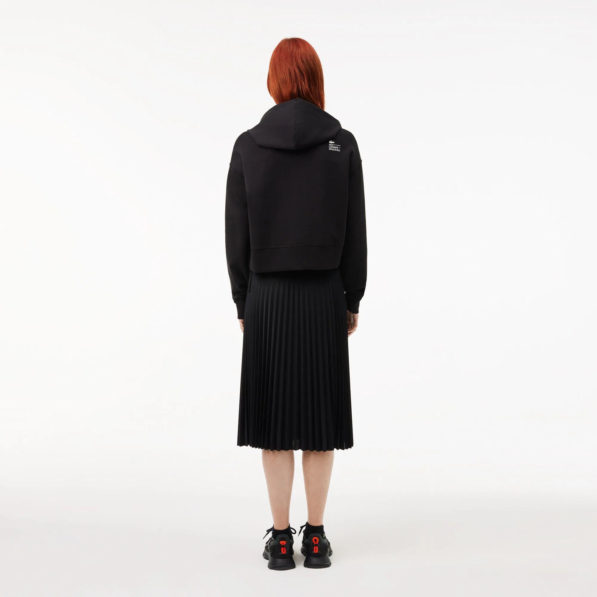 Lacoste Women's Elastic Waist Pleated Skirt