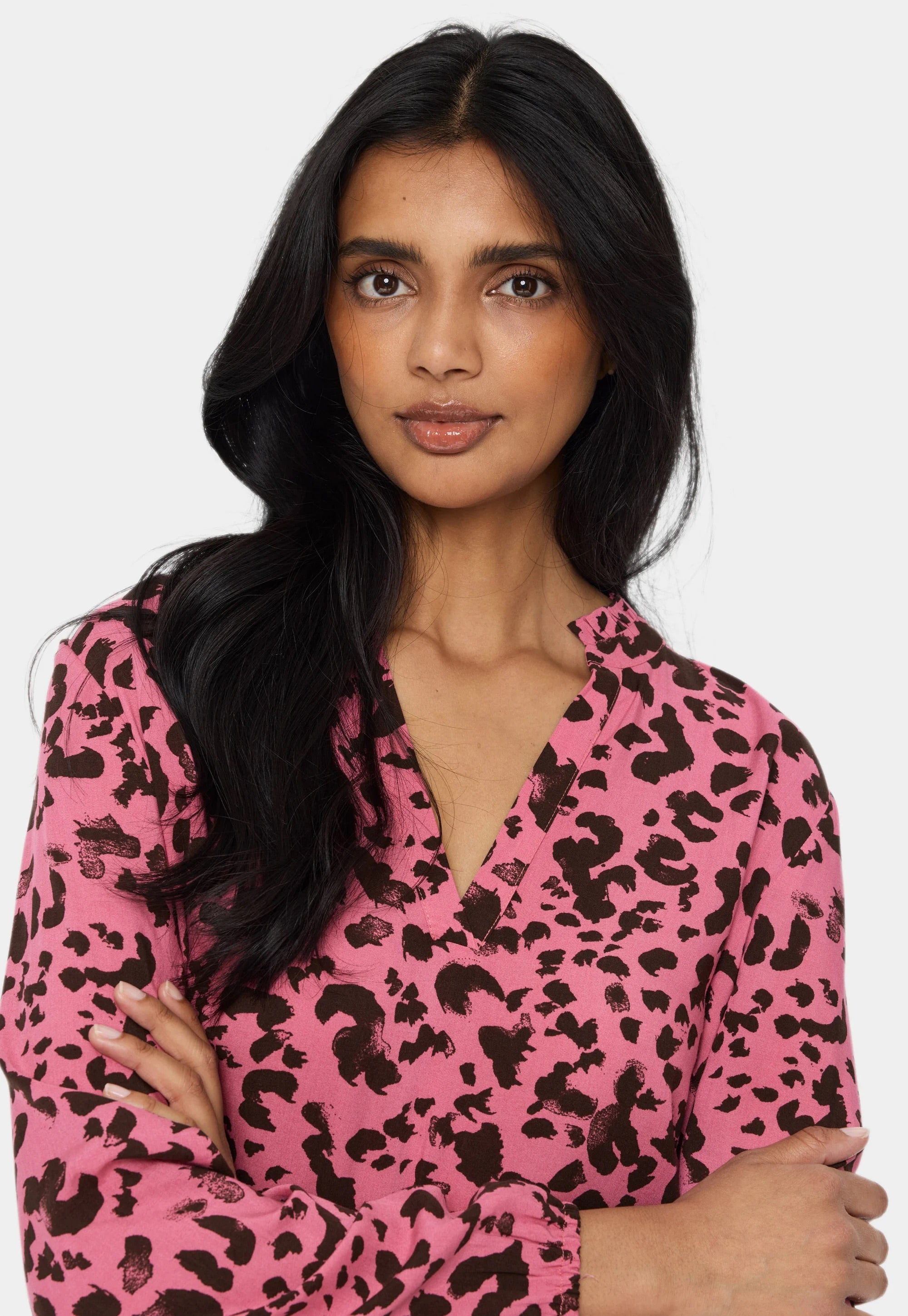 Saint Tropez EdaSZ Blouse - Chateau Rose Animal