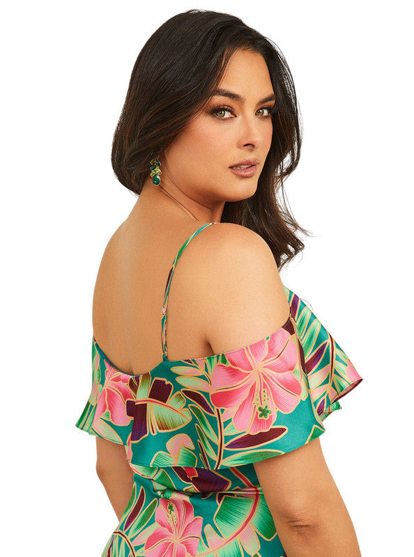 Marciano by Guess Paradiso Wrap Midi Dress