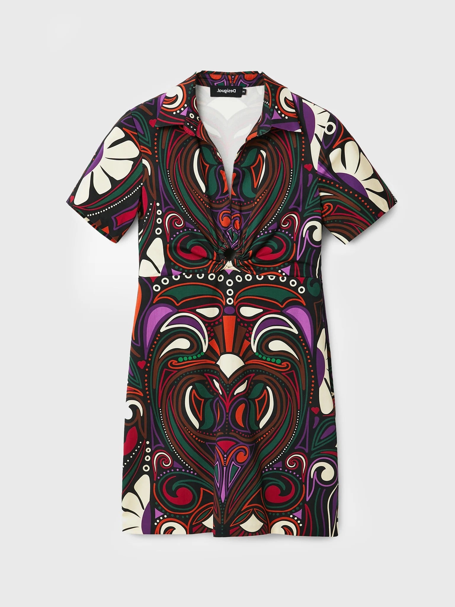 Desigual Celia Tribal Print Mini Dress – Multicolour