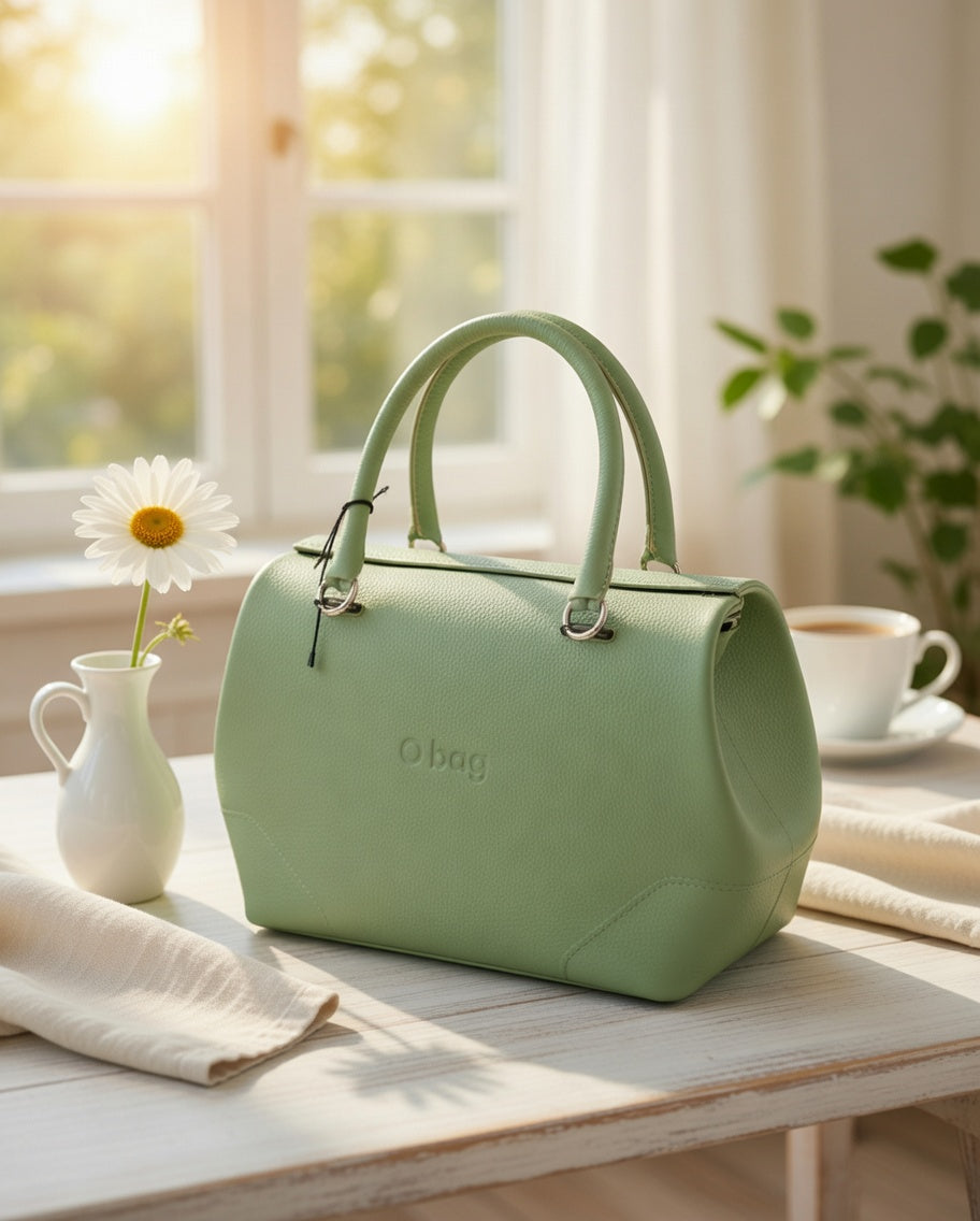 O bag Composta – Sage Green Handbag