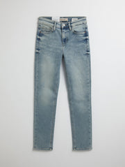 Guess 1981 – jeansy skinny z wysokim stanem – Carrie Light Wash