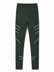 Guess – ciemnozielone sportowe legginsy z wysokim stanem