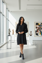 Saint Tropez GreyaSZ Shirt Dress lifestyle - art gallery