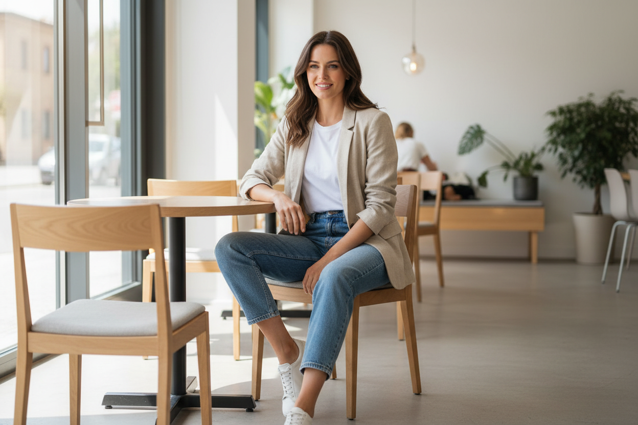 Q/S s.Oliver Light Blue Jeans - Café Lifestyle