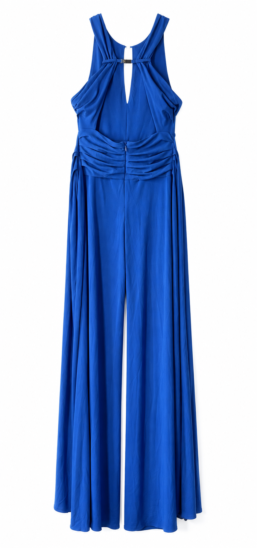 Marciano by Guess Kiki – kobaltowy kombinezon z szerokimi nogawkami