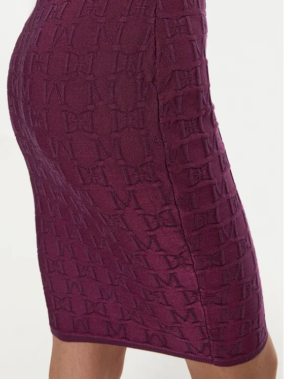 Marciano by Guess Pencil Skirt - Burgundy Slim Fit