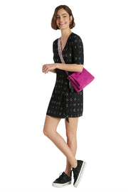 Desigual Pleated Short Dress Black