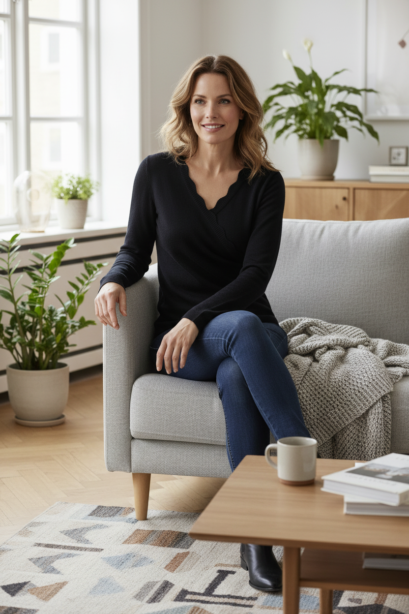 Saint Tropez MADLENASZ Pullover - Interior Lifestyle