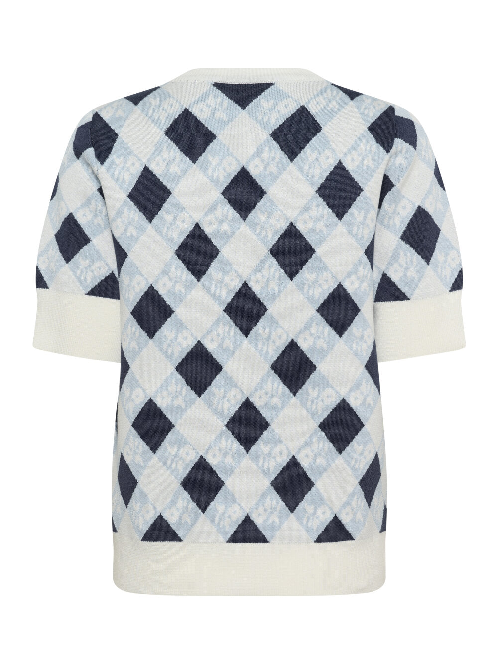 Saint Tropez MECHELLESZ Sweater - Cloud Naval Blue Argyle