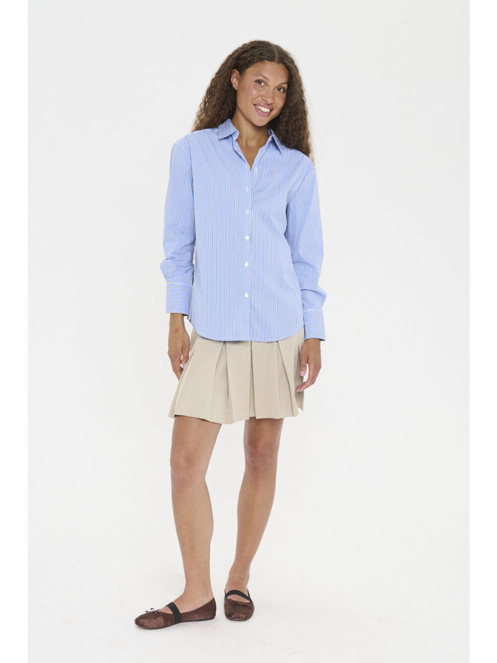 Saint Tropez MikelaSZ Shirt - Blue Stripe