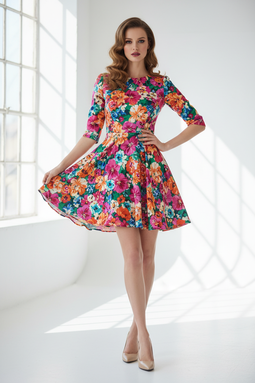Utána - Marciano Floral Dress