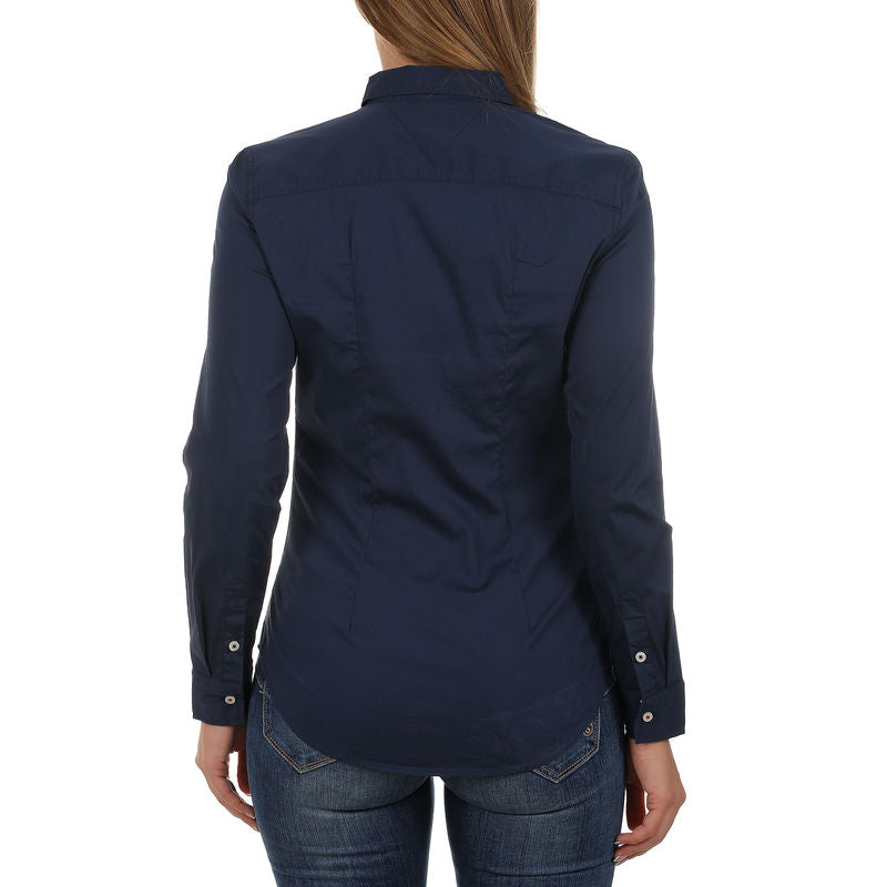 Tommy Jeans Ladies Oxford Shirt Navy